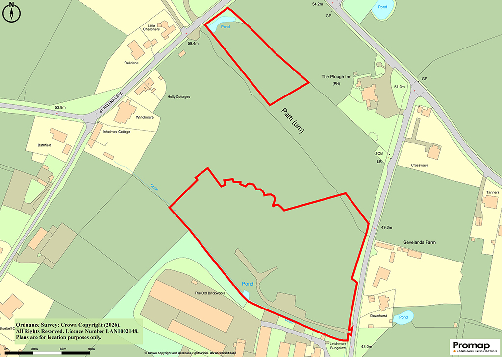 Lot: 43 - LAND WITH PLANNING FOR OVER 50,000 SQUARE FEET OF COMMERCIAL SPACE -